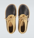 Marni Leather and suede desert boots