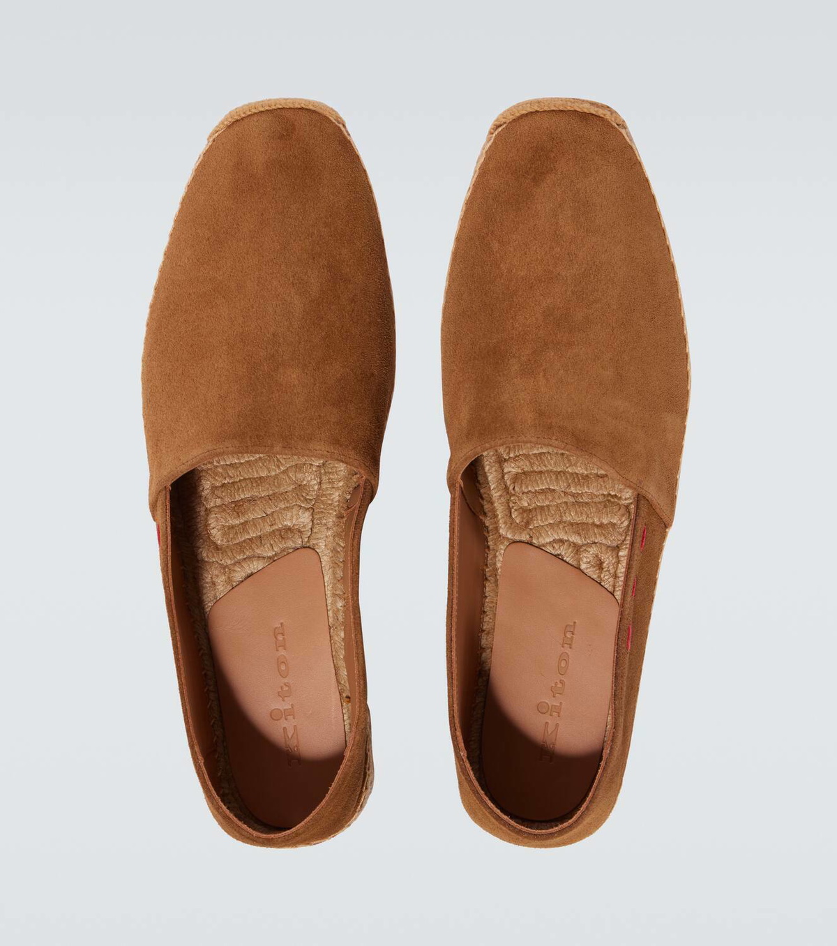 Kiton Leather espadrilles