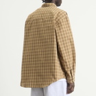 WTAPS Men's Txt 01 Long Sleeve Shirt in Brown