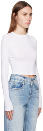 COTTON CITIZEN White Verona Long Sleeve T-Shirt