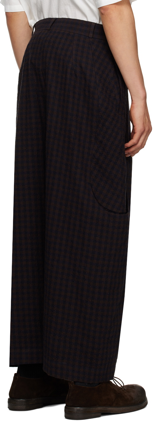 SAGE NATION Navy & Brown Malay Trousers SAGE NATION