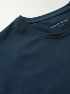 Derek Rose - Ramsay 2 Stretch Cotton and TENCEL-Blend Piqué T-Shirt - Blue