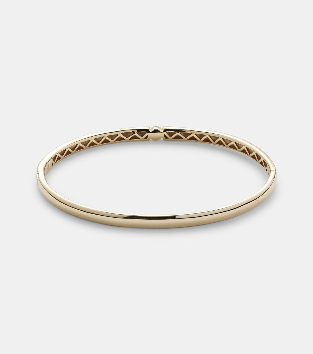 Persée Zeus 18kt gold bangle with diamond