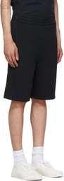 Maison Kitsuné Black Tonal Fox Jog Shorts