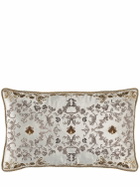 LES OTTOMANS Embroidered Velvet Cushion