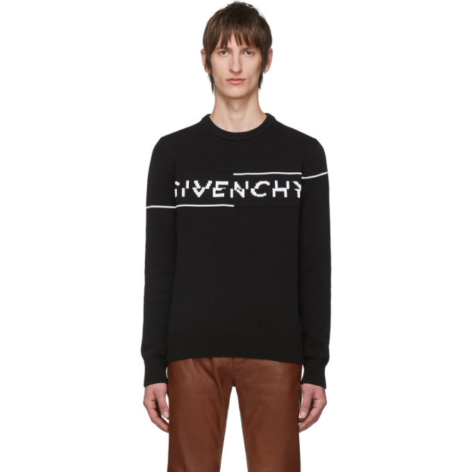 Photo: Givenchy Black Logo Sweater