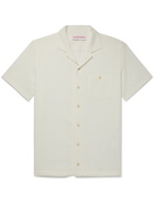 ORLEBAR BROWN - Hibbert Camp-Collar Cotton-Seersucker Shirt - Neutrals - M