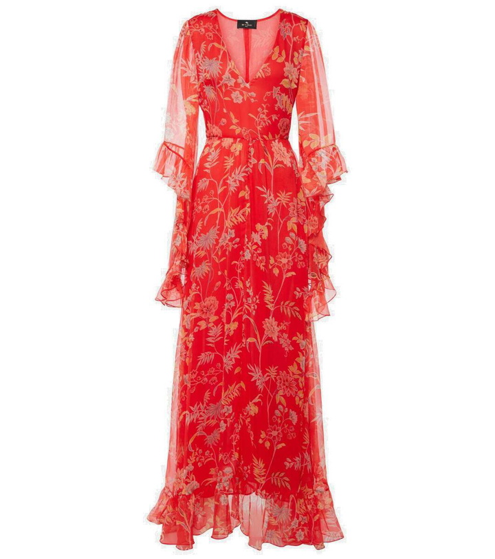 Photo: Etro Floral silk gown