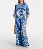 Pucci Printed silk satin top