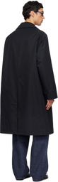 nanamica Black 2L Cotton GORE-TEX Double Breasted Coat