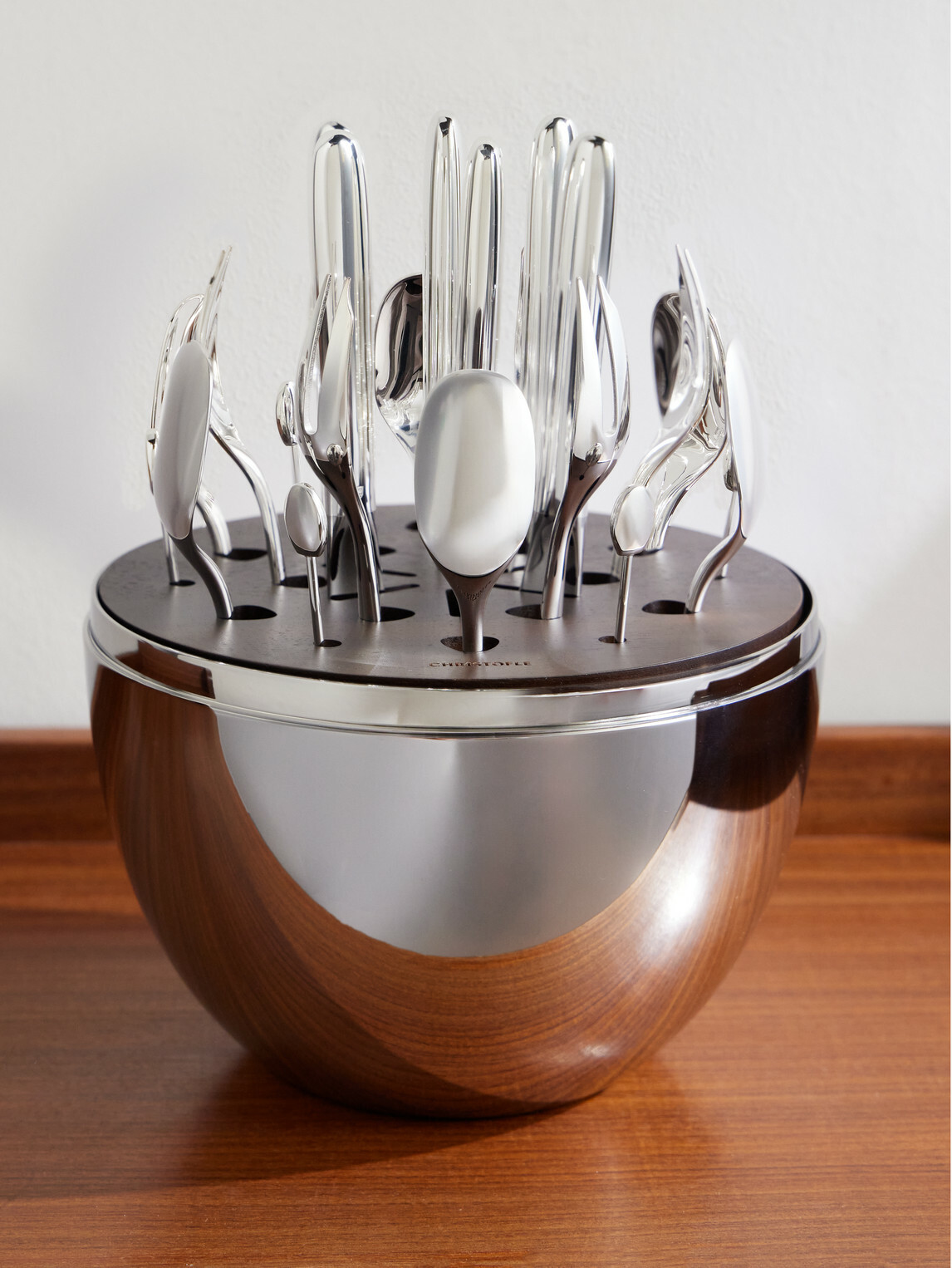 Christofle - MOOD Party Silver-Plated Flatware Set with Case