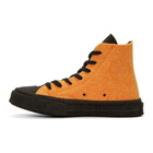 JW Anderson Khaki and Orange Converse Edition Felt Chuck 70 Hi Sneakers