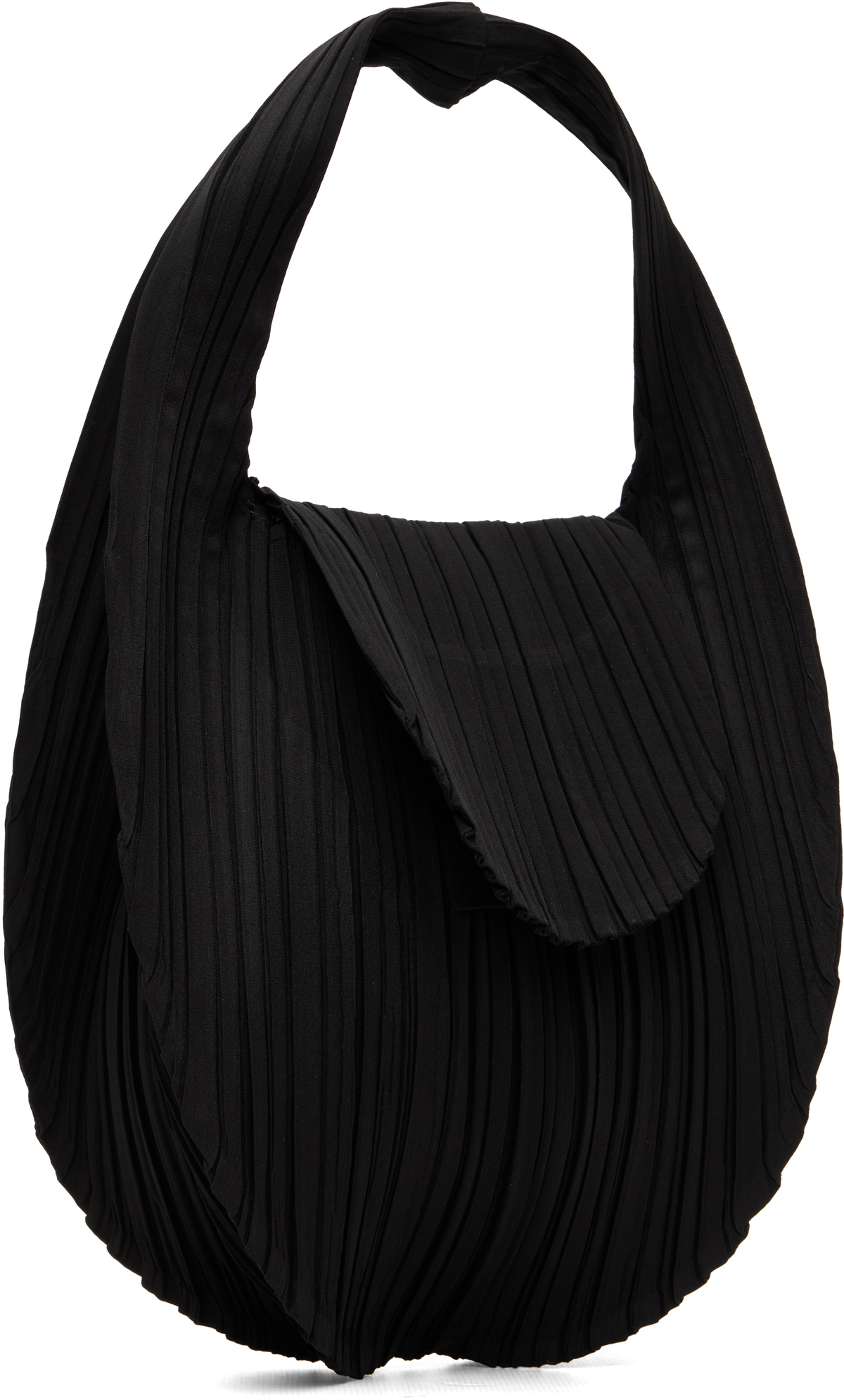 PLEATS PLEASE ISSEY MIYAKE Black Pleats Seeds Bag