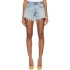 Moussy Vintage Blue Denim Mathews Shorts