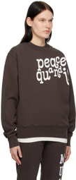 Museum of Peace & Quiet Brown Etched Sweatshirt