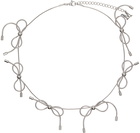 Marland Backus Silver Bow Necklace