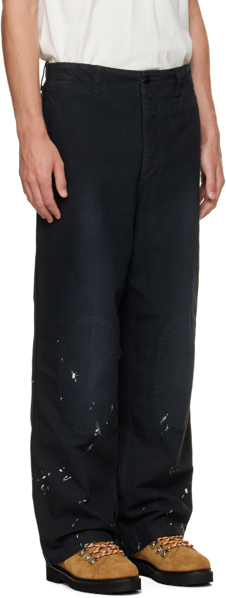 visvim Black Survey Trousers