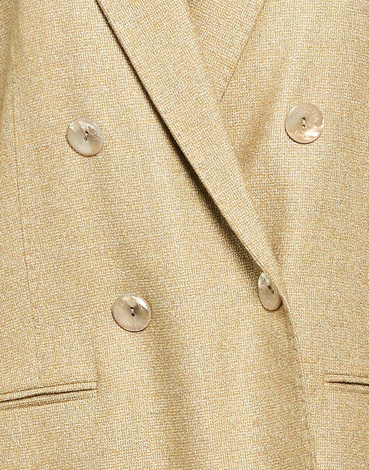 Agnona Womens Blazer in Beige
