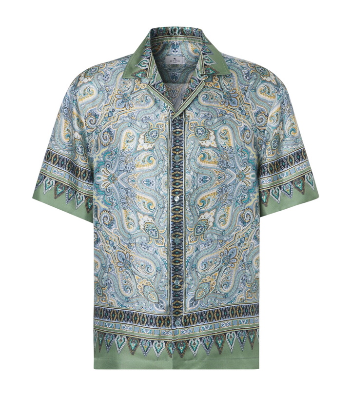 Photo: Etro Paisley silk twill shirt
