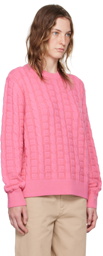 Acne Studios Pink Cable Sweater