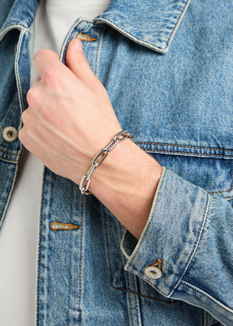 Saint Laurent Argent Chain Bracelet Silver