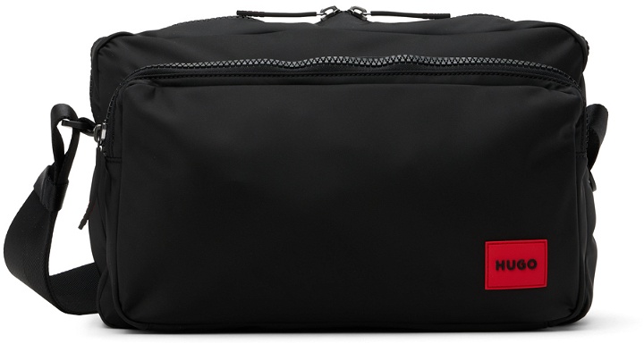 Photo: Hugo Black Logo Patch Bag