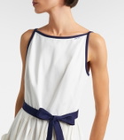Prada Cotton and linen midi dress