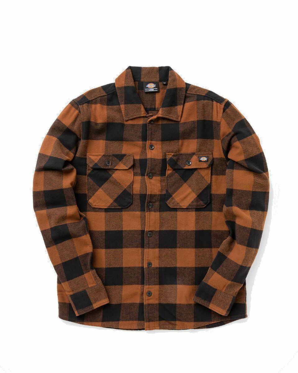 Photo: Dickies New Sacramento Shirt Brown - Mens - Longsleeves