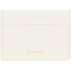 Jil Sander Off-White Curve Card Holder
