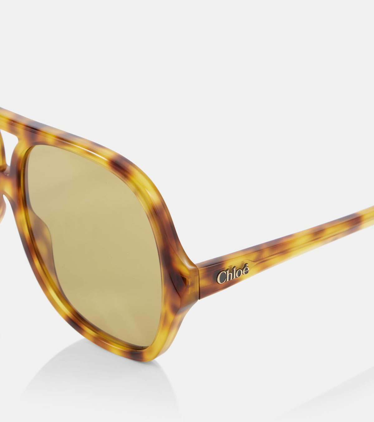 Chloé Logo flat-top sunglasses Chloe