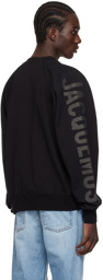 Jacquemus Black Les Classiques 'Le Sweatshirt Typo' Sweatshirt