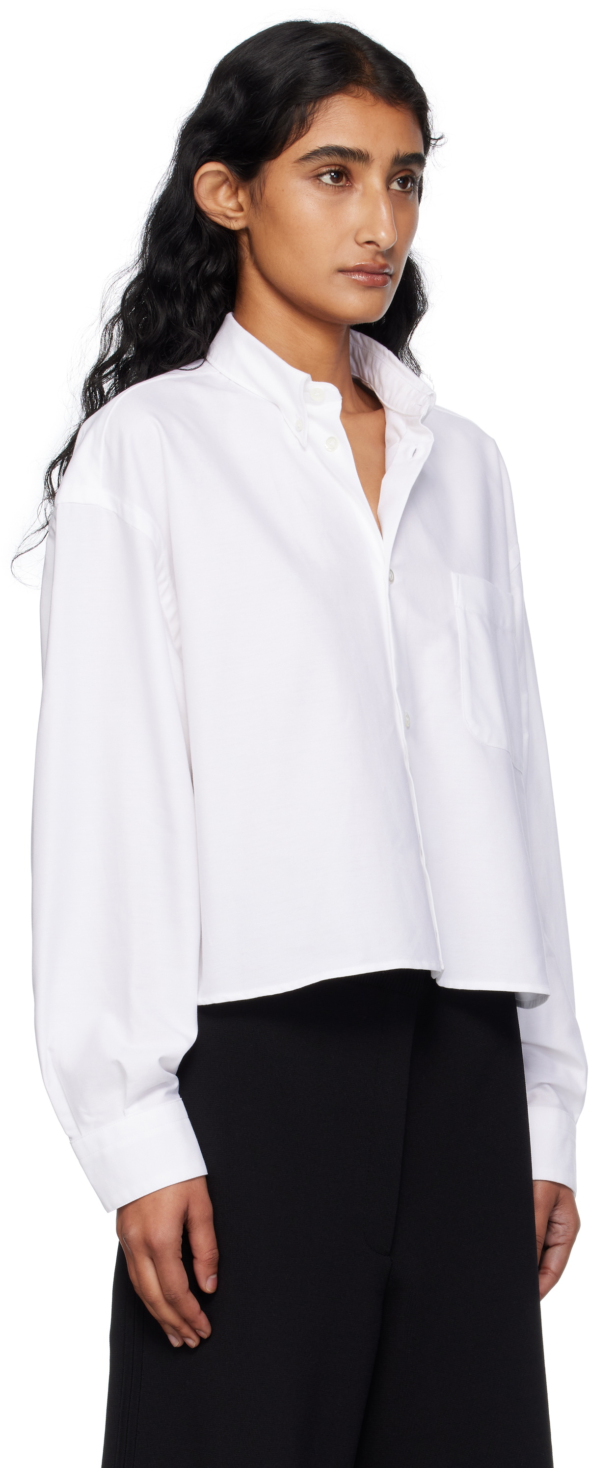 A.P.C. White Sophia Button Down Shirt