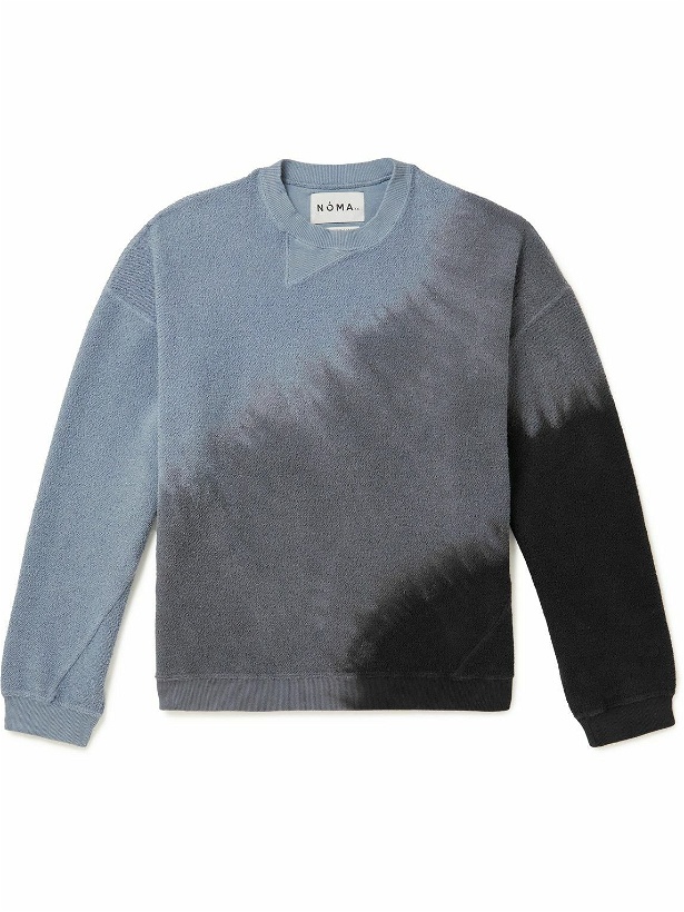 Photo: NOMA t.d. - Twist Hand-Dyed Cotton-Fleece Sweatshirt - Gray