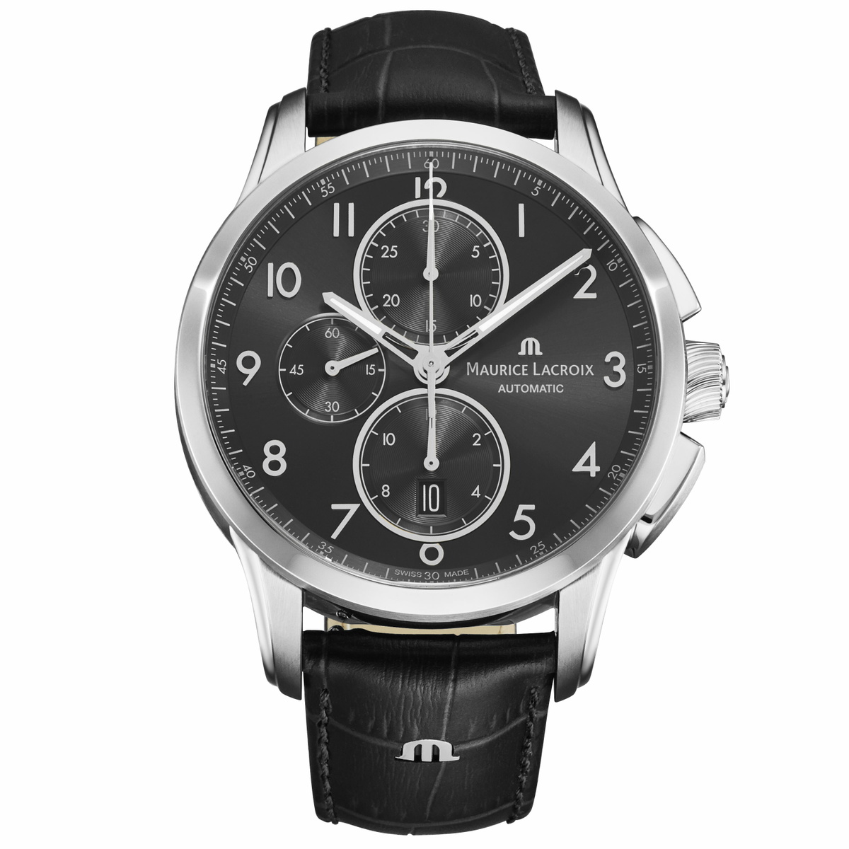 Maurice Lacroix Pontos Chronograph Automatic Black Dial Watch PT6388-SS001-320-2