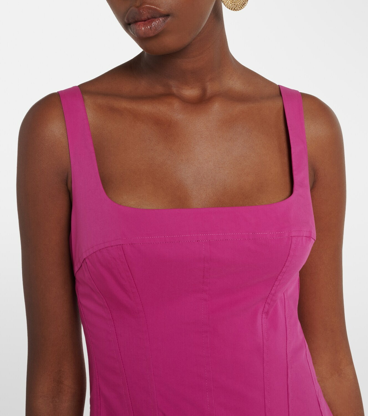 Simkhai Cotton-blend midi dress
