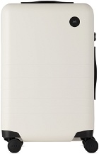 Monos White Classic Carry-On Suitcase