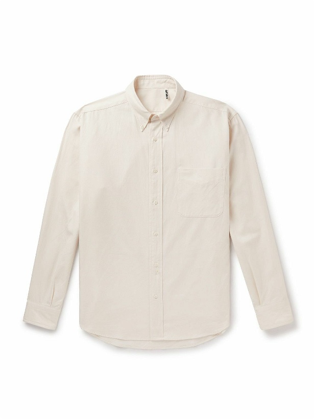 Photo: Kaptain Sunshine - Cotton-Chambray Shirt - White