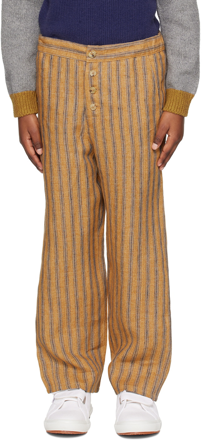 Caramel Kids Brown Erodium Trousers