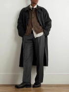 mfpen - Service Pleated Wool Trousers - Gray