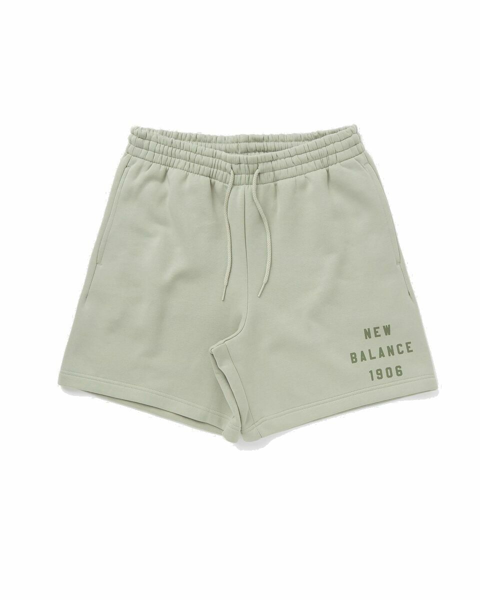 Photo: New Balance Sport Essentials Graphic Fleece Short Green - Mens - Sport & Team Shorts