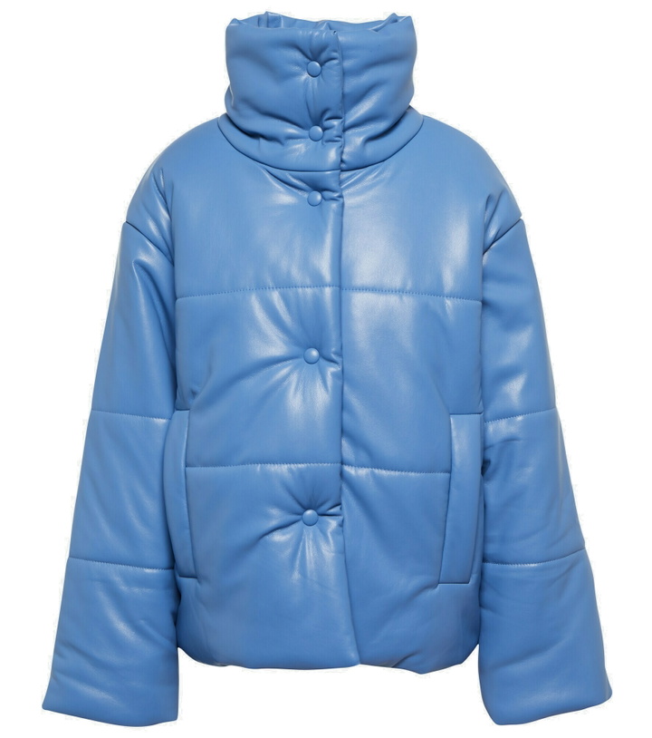 Photo: Nanushka - Hide faux leather puffer jacket