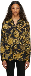 Versace Jeans Couture Black Regalia Baroque Shirt