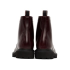 Paul Smith Burgundy Farley Lace-Up Boots