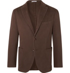 Boglioli - Brown Unstructured Cotton-Blend Drill Blazer - Brown