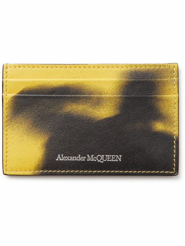 Photo: Alexander McQueen - Silhouette Printed Leather Cardholder