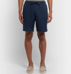 Onia - Noah Linen Drawstring Shorts - Blue