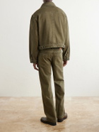 MANAAKI - Pita Garment-Dyed Organic Denim Jacket - Green