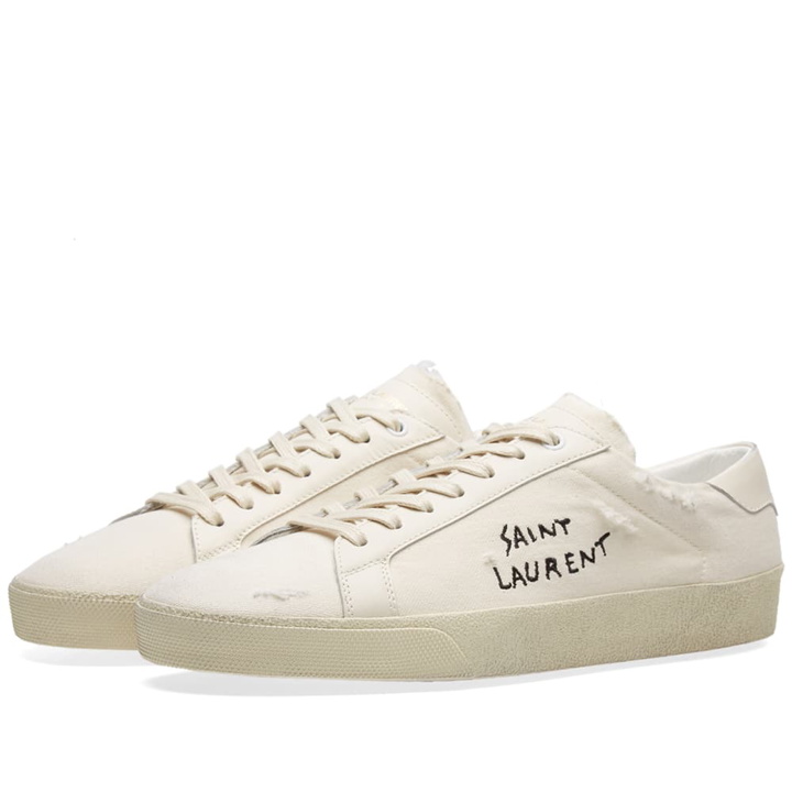 Photo: Saint Laurent SL-06 Signature Court Classic Sneaker