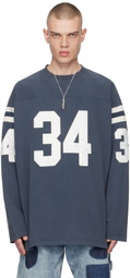 AMBUSH Navy Football L-S T-shirt