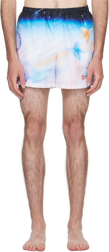Photo: Casablanca Multicolor Printed Swim Shorts